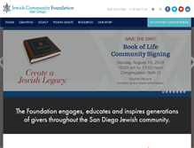 Tablet Screenshot of jcfsandiego.org